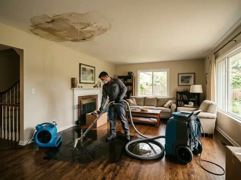 attic-pipe-burst-ceiling-drip-008 — frequently asked questions, Water Damage Restoration & Carpet Care in Valley View, PA